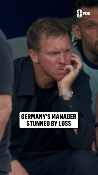 Julian Nagelsmann's reaction to losing in penalties against Paraguay in the Knockout Stage