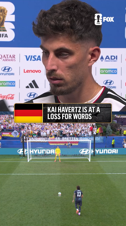 Kai Havertz spoke with @geoffshreeves postgame after Germany's penalty loss to Paraguay