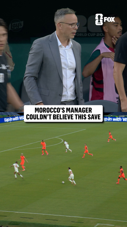 Mohamed Ouahbi thought this one was headed in for Morocco 🇲🇦