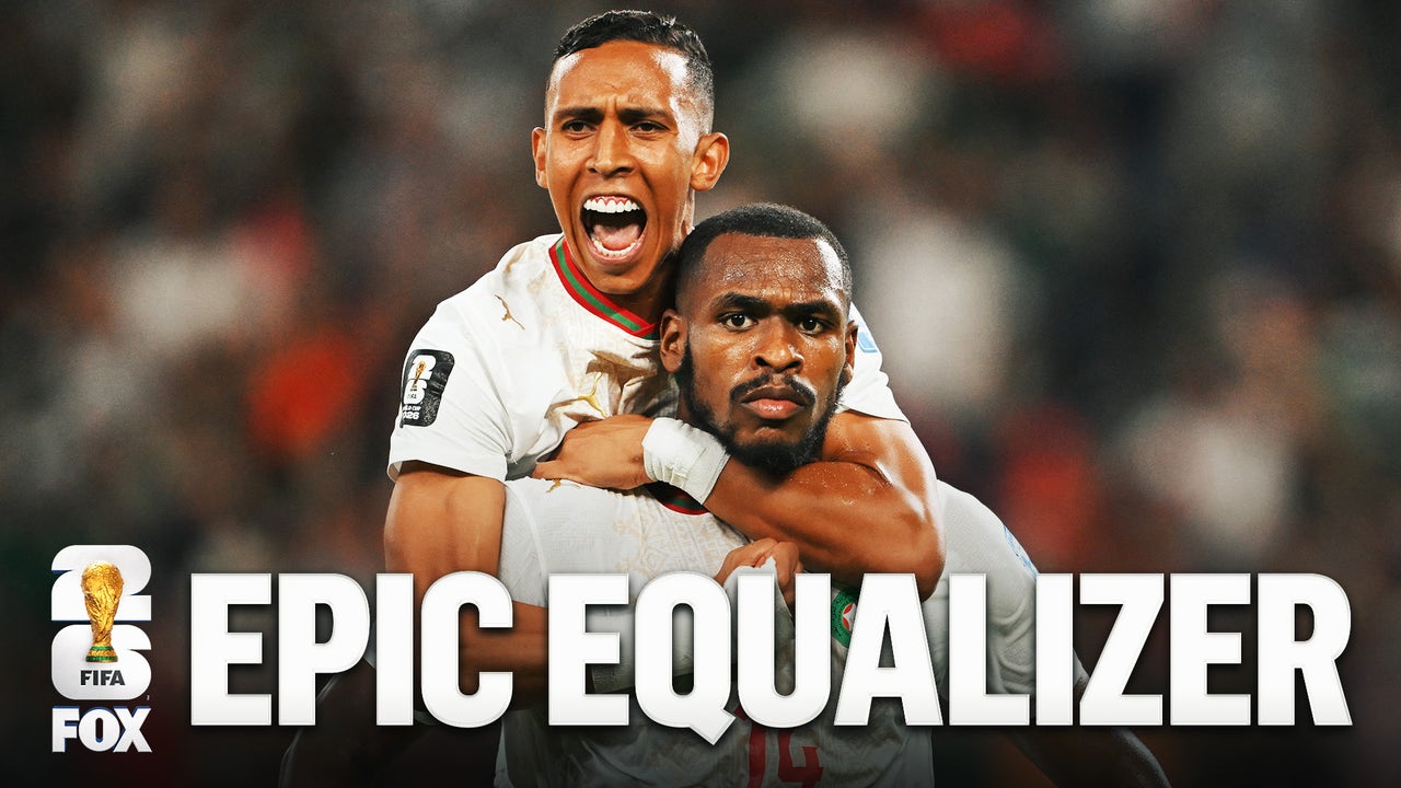 Morocco's Issa Diop Heads Home Stoppage-Time Equalizer to Force Extra Time vs. Netherlands