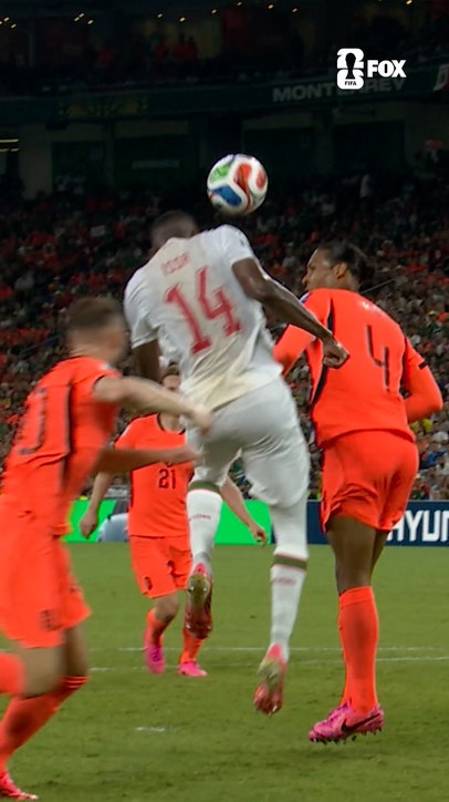 Issa Diop scores his first-ever international goal and WHAT A TIME TO DO IT IN THE FIFA WORLD CUP 🇲🇦