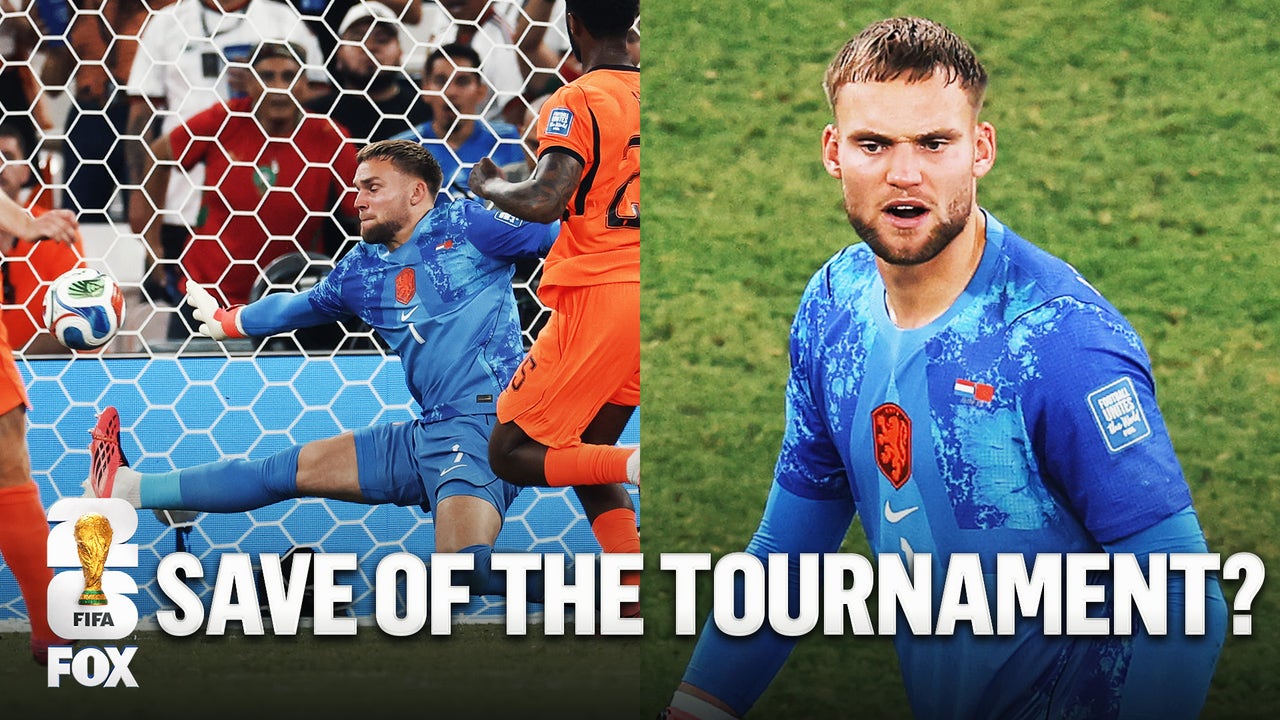 Bart Verbruggen Makes SPECTACULAR Save to Keep Netherlands Level in Extra Time Against Morocco