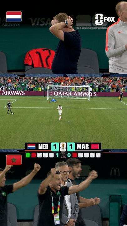 The penalties between Netherlands and Morocco brought out all the emotions