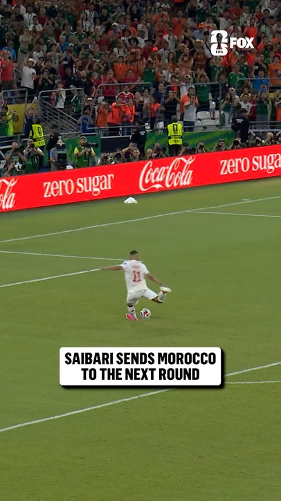 Ismael Saibari sealed Morocco's trip to the Round of 16 in penalties 🇲🇦