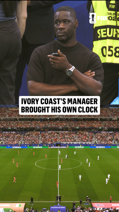 Emerse Faé wasn't taking any chances ⏰