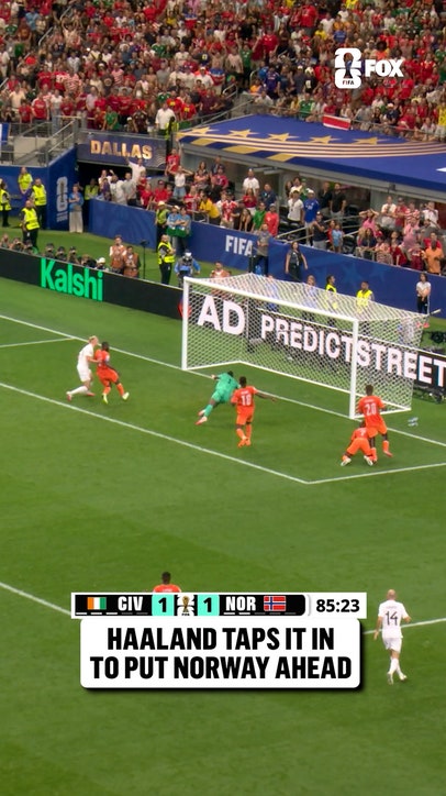 ERLING HAALAND GIVES NORWAY THE LATE LEAD 🇳🇴