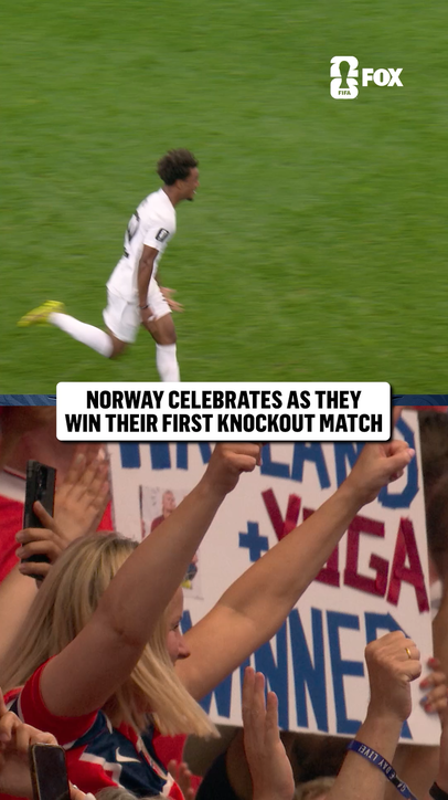 What a moment for Norway as they win their first-ever Knockout Stage game 🇳🇴