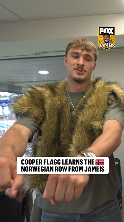 Jameis had to show @NBA Rookie of the Year @cooperflagg how to do the Norwegian Viking Row 🇳🇴