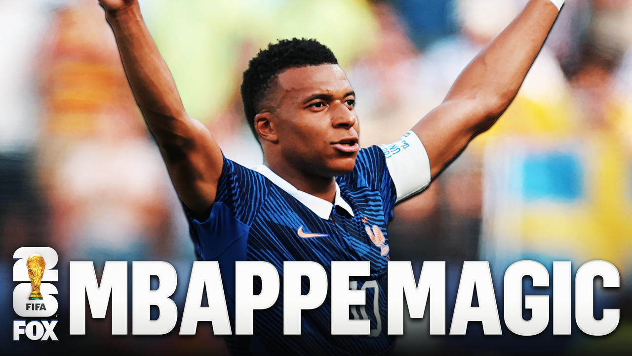 Kylian Mbappé weaves through Sweden defense for brilliant goal, giving France lead