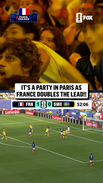 Olise's pass and Barcola's finish had Paris out of their seats! 🇫🇷
