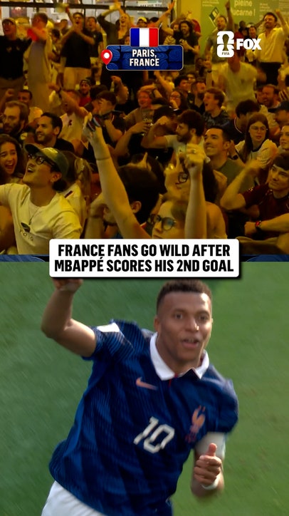 France was LOVING Mbappé bagging a brace
