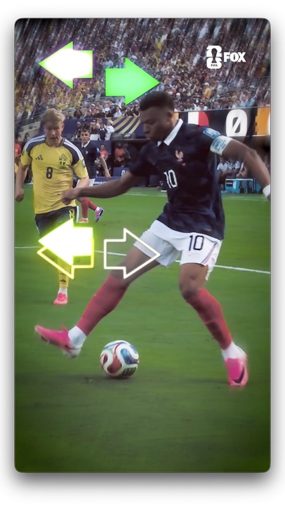 Mbappé was Just Dancing out there 🇫🇷