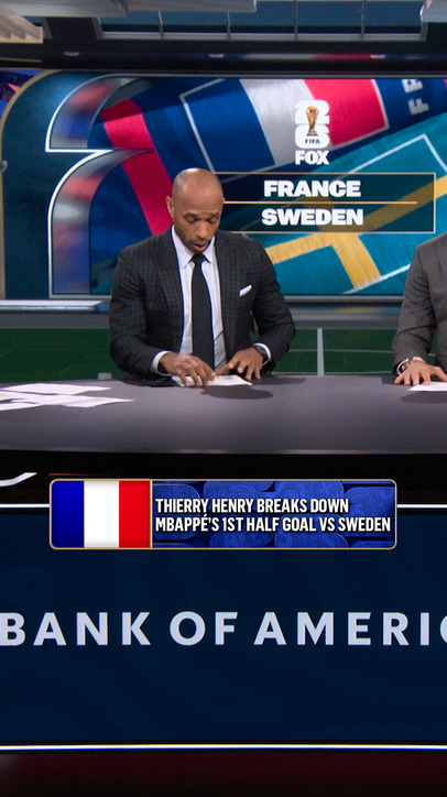 Thierry Henry explained what happened when Mbappé got his defender one-on-one