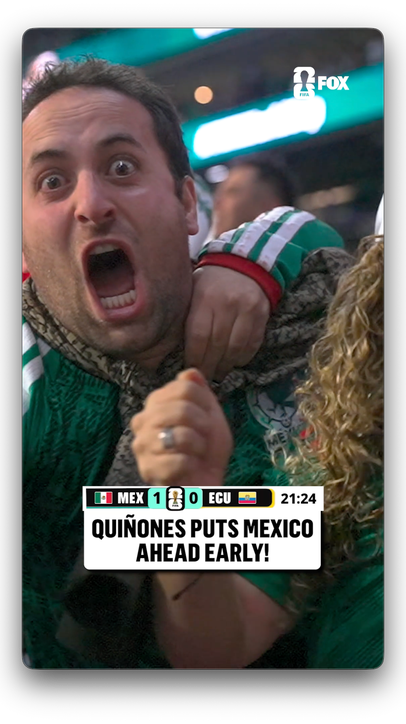 MEXICO TAKES THE LEAD OVER ECUADOR AND THE STADIUM GOES WILD 🇲🇽 Julián Quiñones does it again for El Tri!