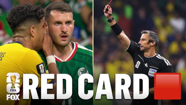 Ecuador’s Piero Hincapié Gets Red Card For Covering His Mouth vs Mexico | 2026 FIFA World Cup™