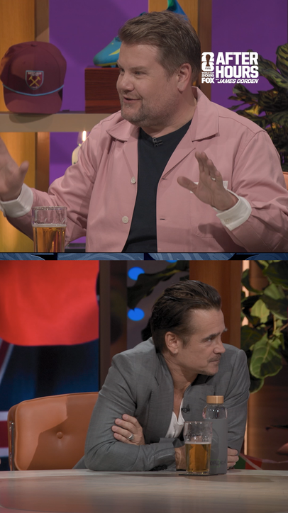 Colin Farrell had a LEGENDARY night with a LEGENDARY soccer player...