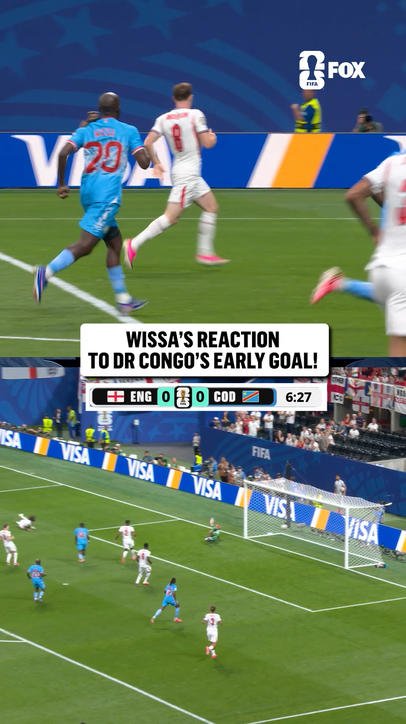 Yoane Wissa LOVED that early goal for DR Congo against England 🇨🇩