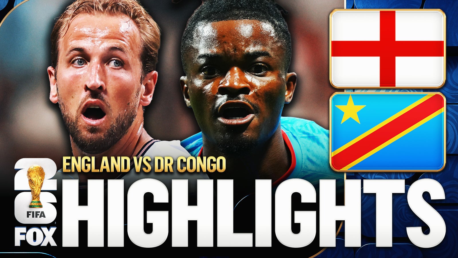 England vs DR Congo Highlights 🌎🏆 2026 FIFA World Cup™ | Round of 32