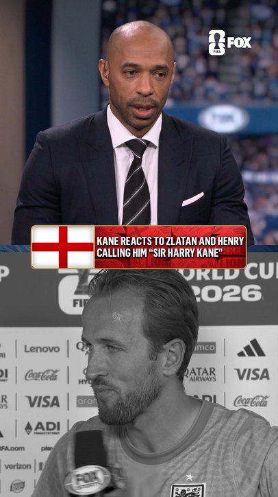 Geoff Shreeves asks England's Harry Kane about Thierry Henry and Zlatan calling him 'Sir Harry Kane' after his brace in the Round of 32
