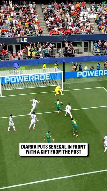 Habib Diarra cleaned up the rebound to give Senegal the lead 🇸🇳