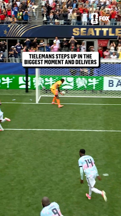 What a way to bag your brace, Youri Tielemans!