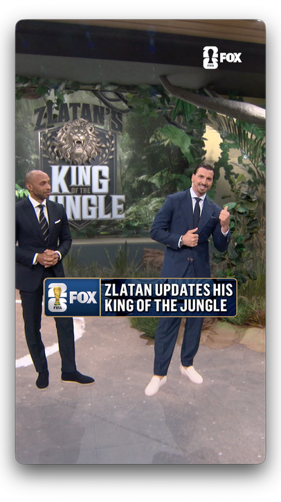 Who are the latest players beneath @Zlatan in his King of the Jungle Rankings?