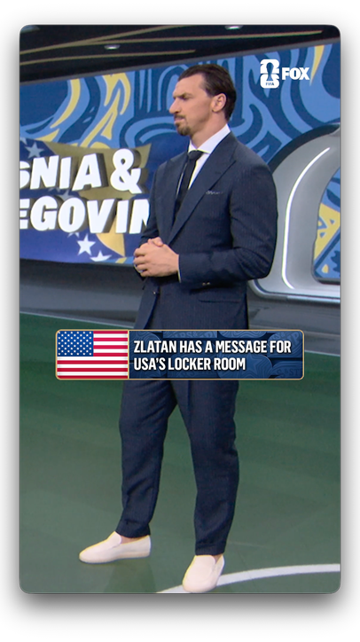 @zlatan has a message for the @USMNT ahead of their Round of 32 match in the FIFA World Cup
