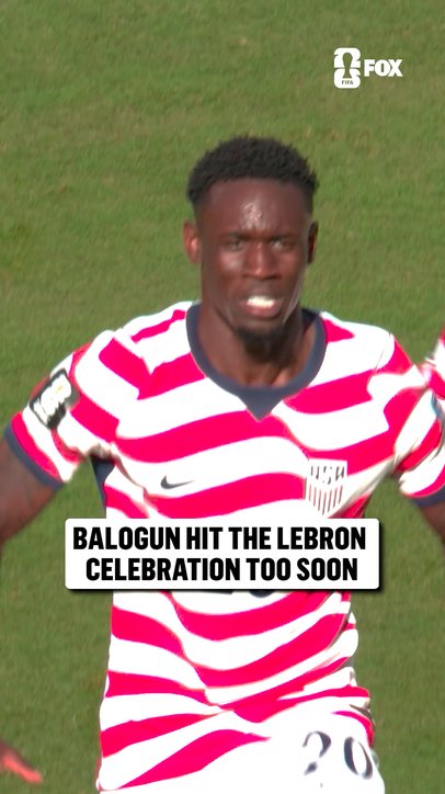 @Balogun hit the @lebron silencer celebration in the Bay Area but the goal is disallowed due to offside