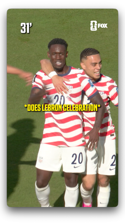 @Balogun could not be denied, and @KingJames approves ๐บ๐ธ