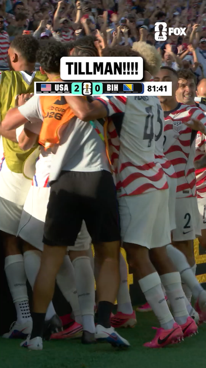 MALIK TILLMAN FREE KICK GOLAZO AND THE @USMNT IS UP 2-0 🇺🇸