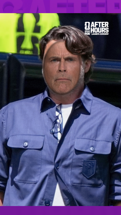 Name a soccer coach Rob Lowe can’t pull off.
