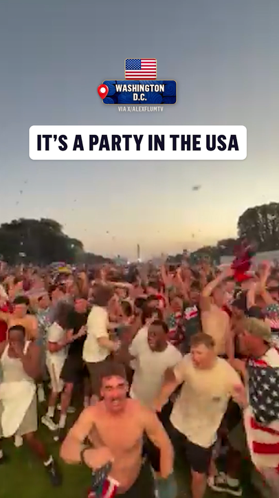 From sea to shining sea, the @USMNT party was on 🇺🇸