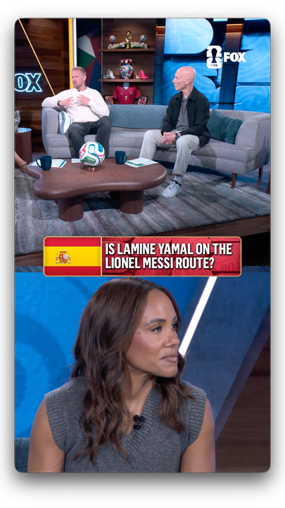 If Lamine Yamal keeps this trajectory, there's no stopping him. 🇪🇸 @kasperschmeichel | @alexscott | Bob Bradley