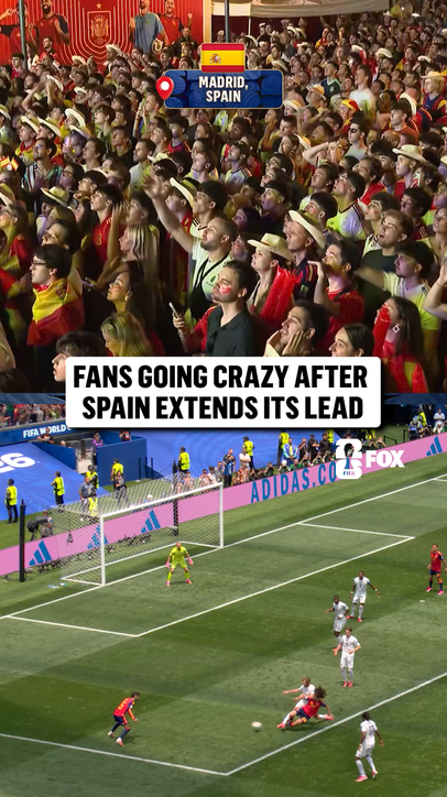 Celebrations continue in Madrid after Spain's second goal against Austria!