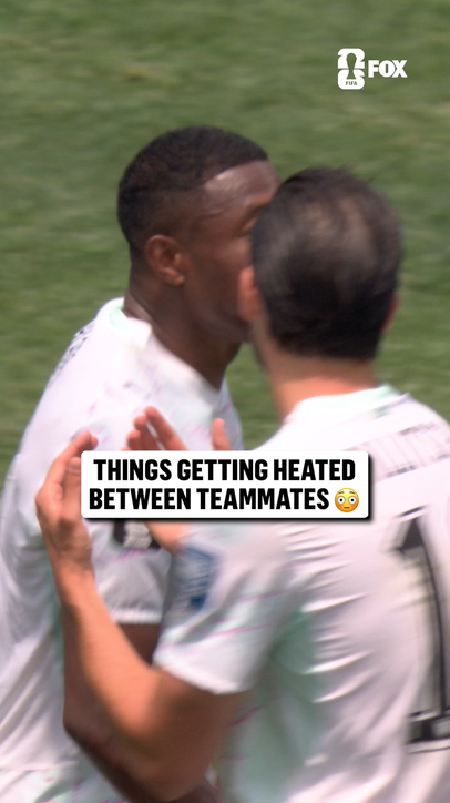 David Alaba was getting into it with his Austrian teammate 👀