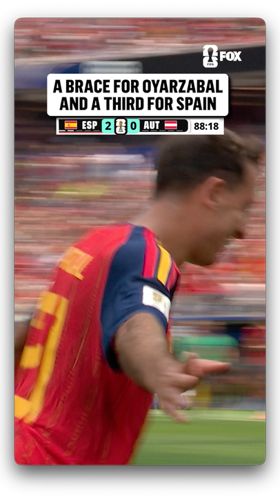 OYARZABAL BRACE, ANOTHER CUCURELLA ASSIST 🇪🇸 Spain leads 3-0 and is ready for the Round of 16!