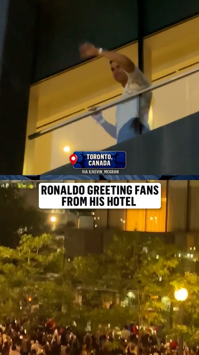 Ronaldo made these fans' night 👏