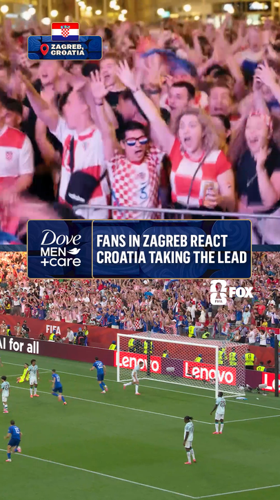 Croatia fans were loving this 🇭🇷
