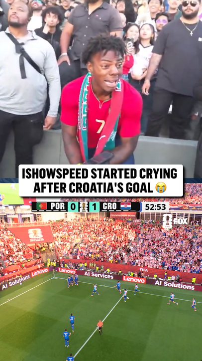 @Ishowspeedsui couldn't believe Portugal conceded first
