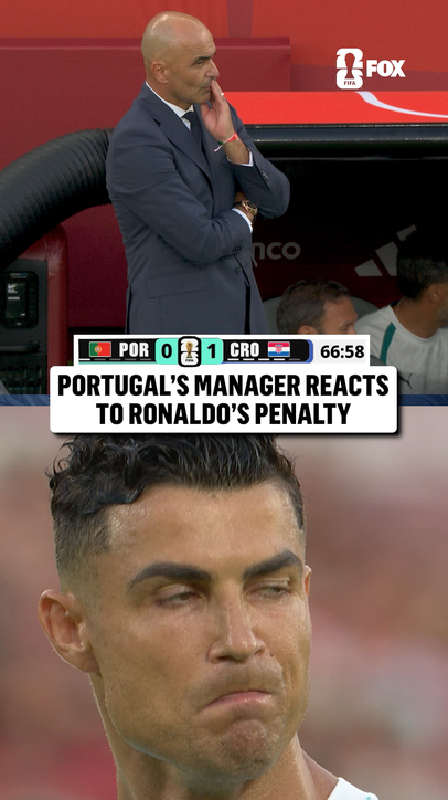 Roberto Martínez loved that Ronaldo equalizer 🇵🇹