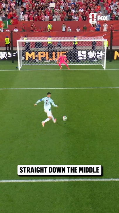 Another look at Cristiano Ronaldo's equalizer for Portugal 🇵🇹