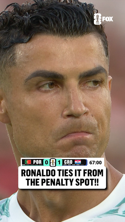 SIIUUU! CRISTIANO RONALDO SCORES HIS FIRST CAREER KNOCKOUT STAGE GOAL AT THE FIFA WORLD CUP 🇵🇹