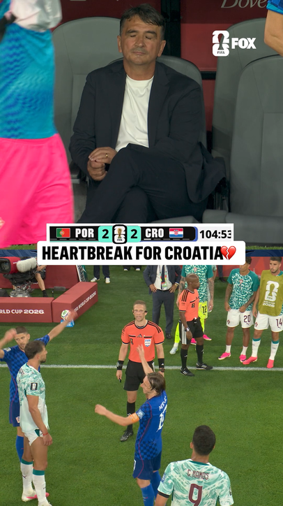 One of the most dramatic moments of this FIFA World Cup did not go Zlatko Dalic and Croatia's favor