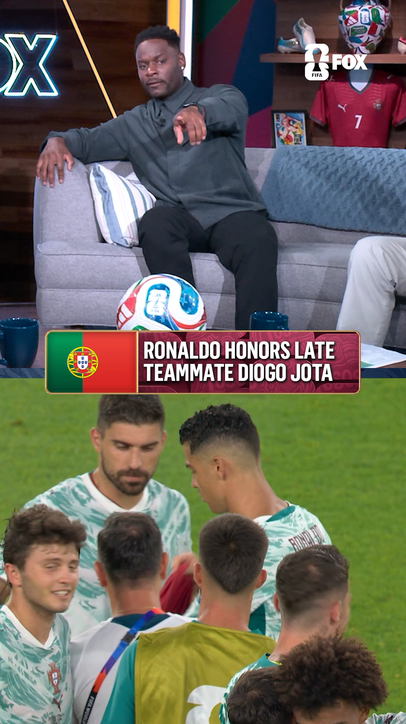 Cristiano Ronaldo paid tribute to his former teammate Diogo Jota, who died July 3 last year, by wearing his shirt