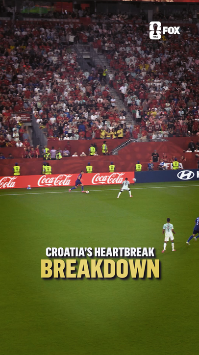 Croatia experienced the beautiful game at its cruelest