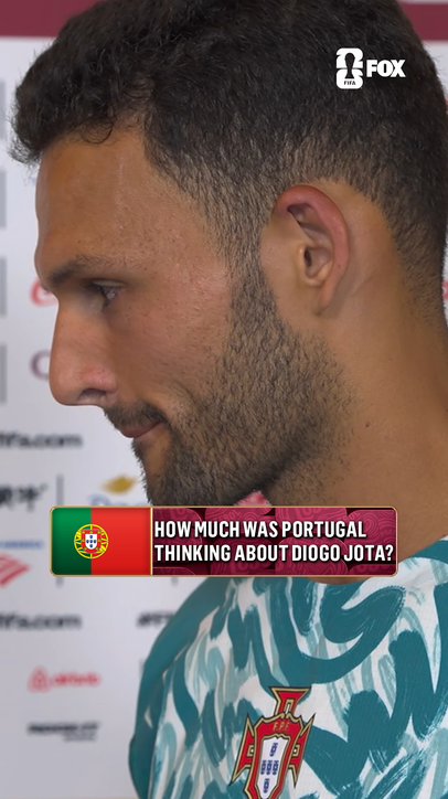 Gonçalo Ramos spoke with Katie Shanahan about Portugal's emotional victory, nearly a year after the passing of Diogo Jota 🇵🇹