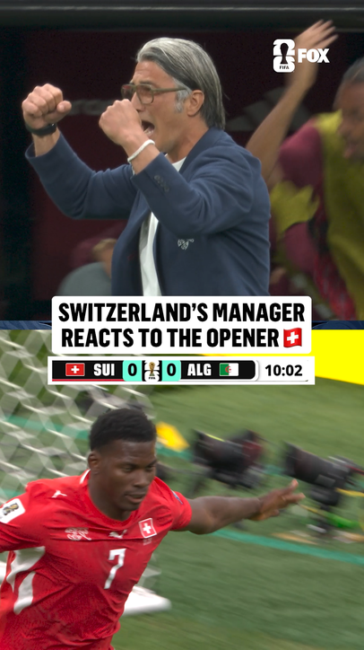 Murat Yakin loved that early goal for Switzerland 🇨🇭