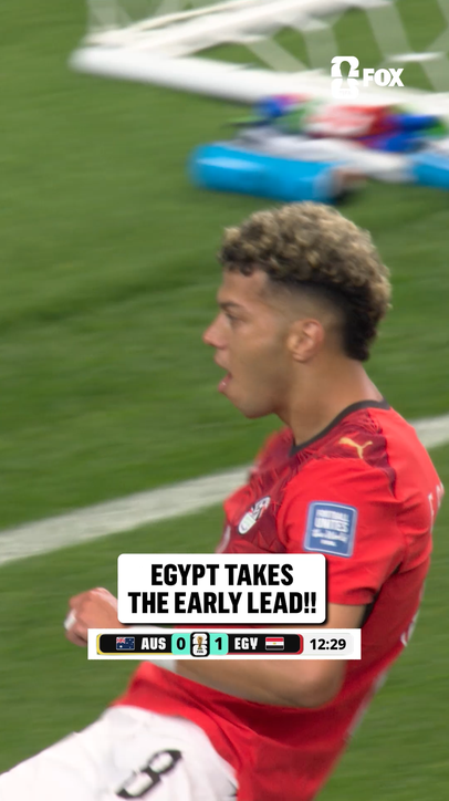 What a goal for Egypt to take the lead in the Round of 32 🇪🇬