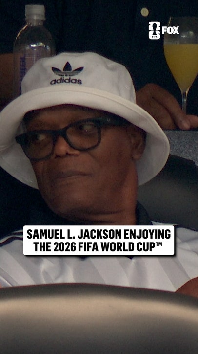 Legendary actor Samuel L. Jackson is at Dallas Stadium for Australia vs Egypt