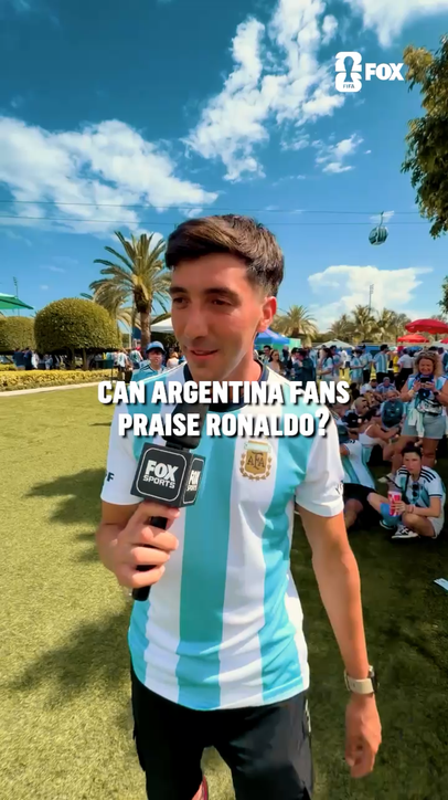 Can Argentina fans do the impossible and say something nice about Ronaldo?
